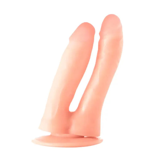 Dildo con chupa doble cabeza