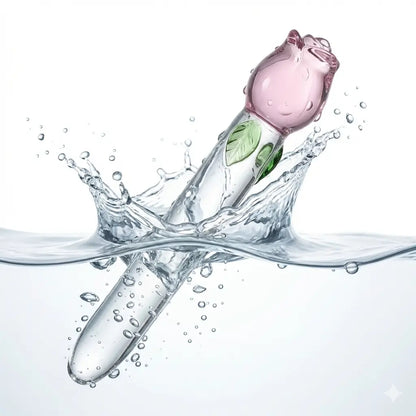 Dildo de Vidrio Flor 20 cm