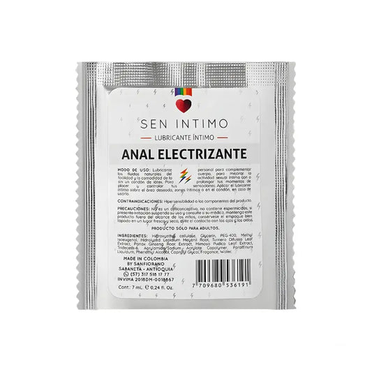 Lubricante Anal Electrizante 7ml
