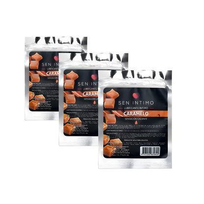 Lubricante Íntimo Caliente Caramelo x 7 ML
