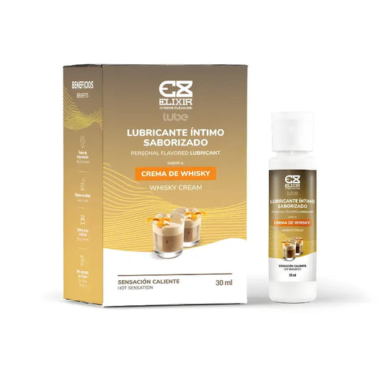 Lubricante Saborizado Crema de Whisky Elixir