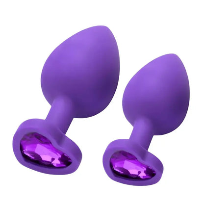 Plug Acostumbrador Joya Anal Corazón de Silicona