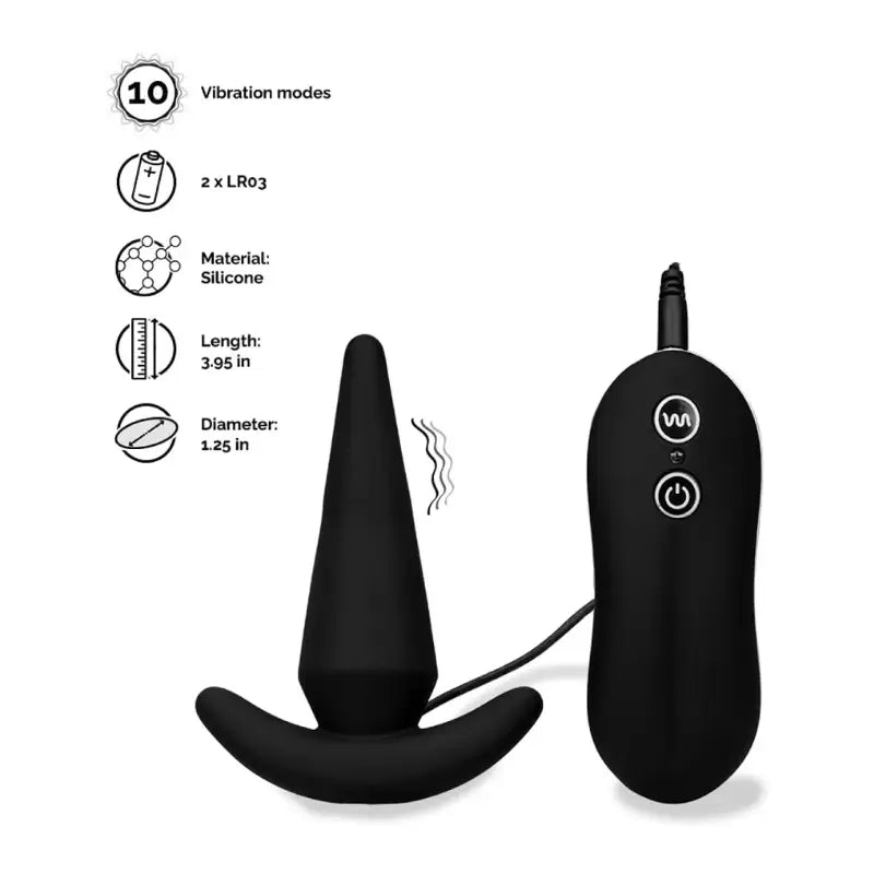 Plug Anal Vibrador Bakary