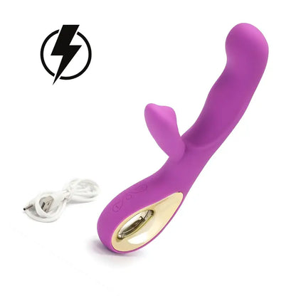 Vibrador Anna con estimulador